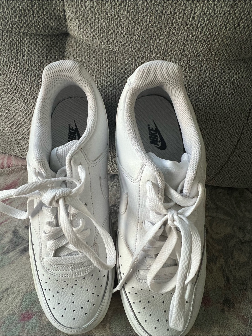 Nike White Low-Profile Leather Sneaker